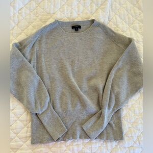 J. Crew grey knit sweater